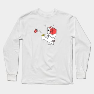 The aknyangi is annoyed - aknyangi, cat miaw lovers Long Sleeve T-Shirt